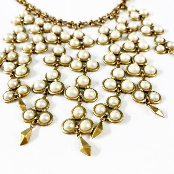 Stella & Dot Daliah Bib Statement Necklace - Picture 3 of 8